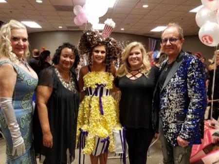 Carolyn Woodruff and friends backstage